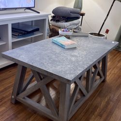 Gray Farmhouse Coffee Table 