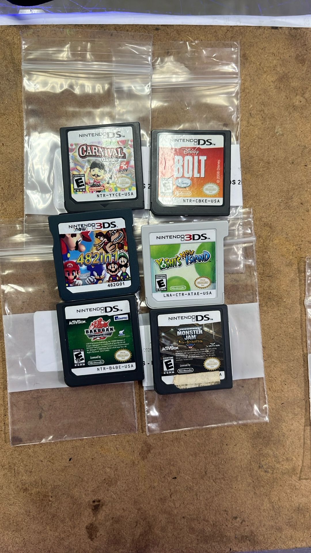 Nintendo DS Games $5 Each