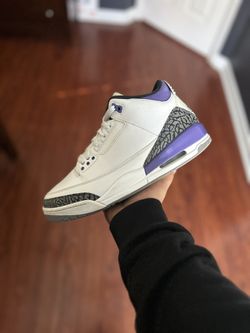 Jordan 3 Dark Iris Sz 10 