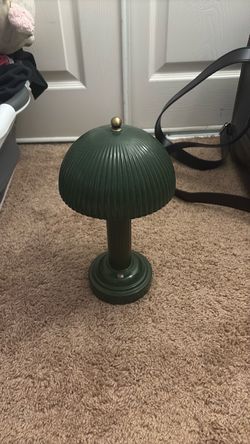 Dark green desk lamp