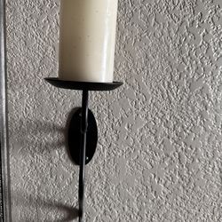 2= Black Wall Sconces