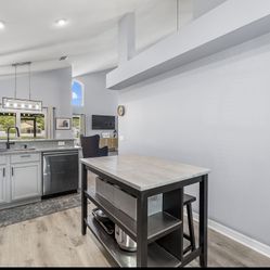 Matching Kitchen Island And Cart