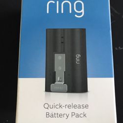 Ring Quick Release Battery Pack