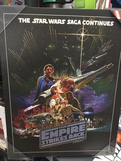 Star Wars Wall Art Canvas Empire Strikes Back