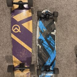 Longboard And Skateboard