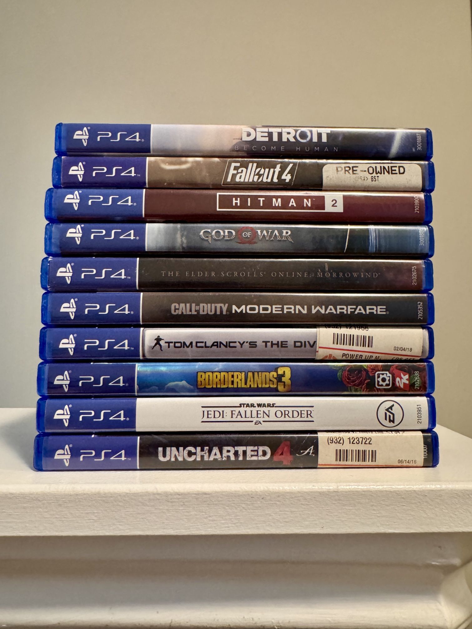 PS4 Games (separately OR bundled)