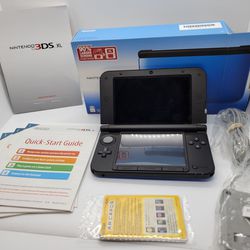 Nintendo 3DS XL CIB Blue Black Like New