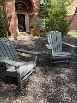 Set of 2 POLYWOOD Classic Folding Adirondack Chair