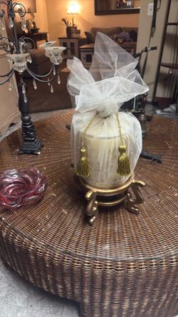 Jumbo Candle with stand