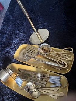 Gold Kitchen Utensils