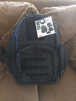 SOG 3 pistol backpack range bag.