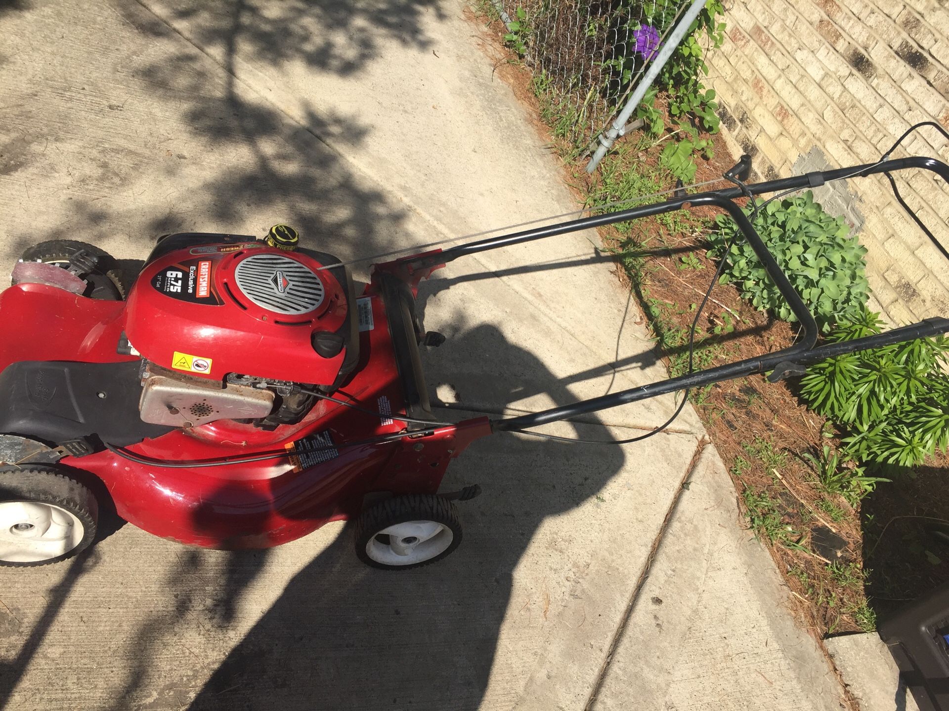 Craftsman 6.75 deals mrs lawnmower