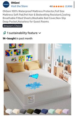 Brand New Waterproof Mattress Protector (Full)