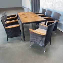 9pc Outdoor Patio Furniture Dining Table Set