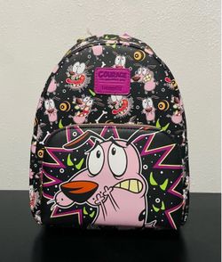 Loungefly Courage The Cowardly Dog Mini Backpack