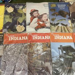 Lot Of 6 1950 & 4 1967 Outdoor Indiana Magazines 
