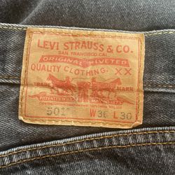 $15 Men’s 501 LEVIs (black) - 36x30