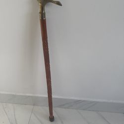 Duck Head Brass Antique Handle Wooden Walking...
