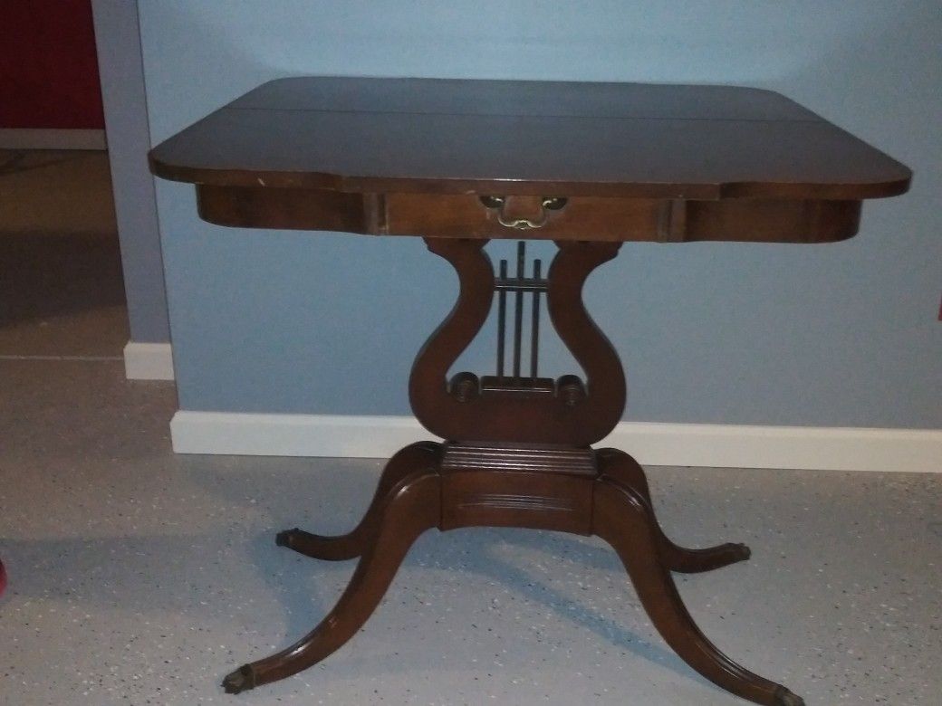 Antique fold away table