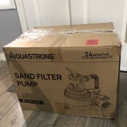 SFPV120 1/2 HP Sand Filter Pump 2500GPH, 12in Up to 9000GAL
