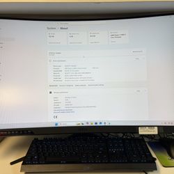 CYBER  POWER GAMING PC WITH MONITOR