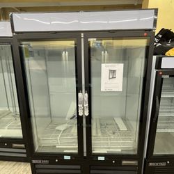 Maxx Cold Double Door Glass Merchandiser Refrigerator 