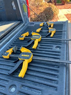 Full set of dewalt clamps