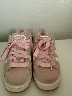 Pink adidas campus  size 4 1/2