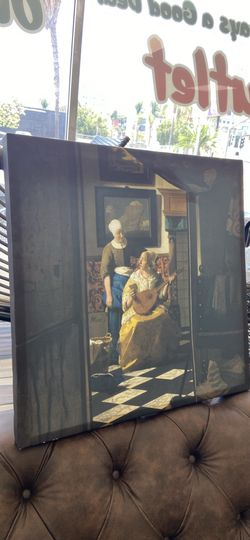 Johannes Vermeer 'The Love Letter' Canvas Print