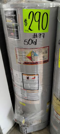 BRADFORD WHITE 50GL WATER HEATER