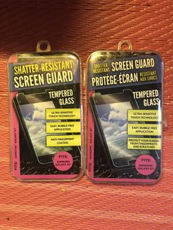 (1) Screen guard shatter resistant tempered glass iPhone S7!