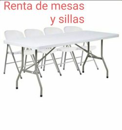 Mesas Y Sillas Para Fiestas .