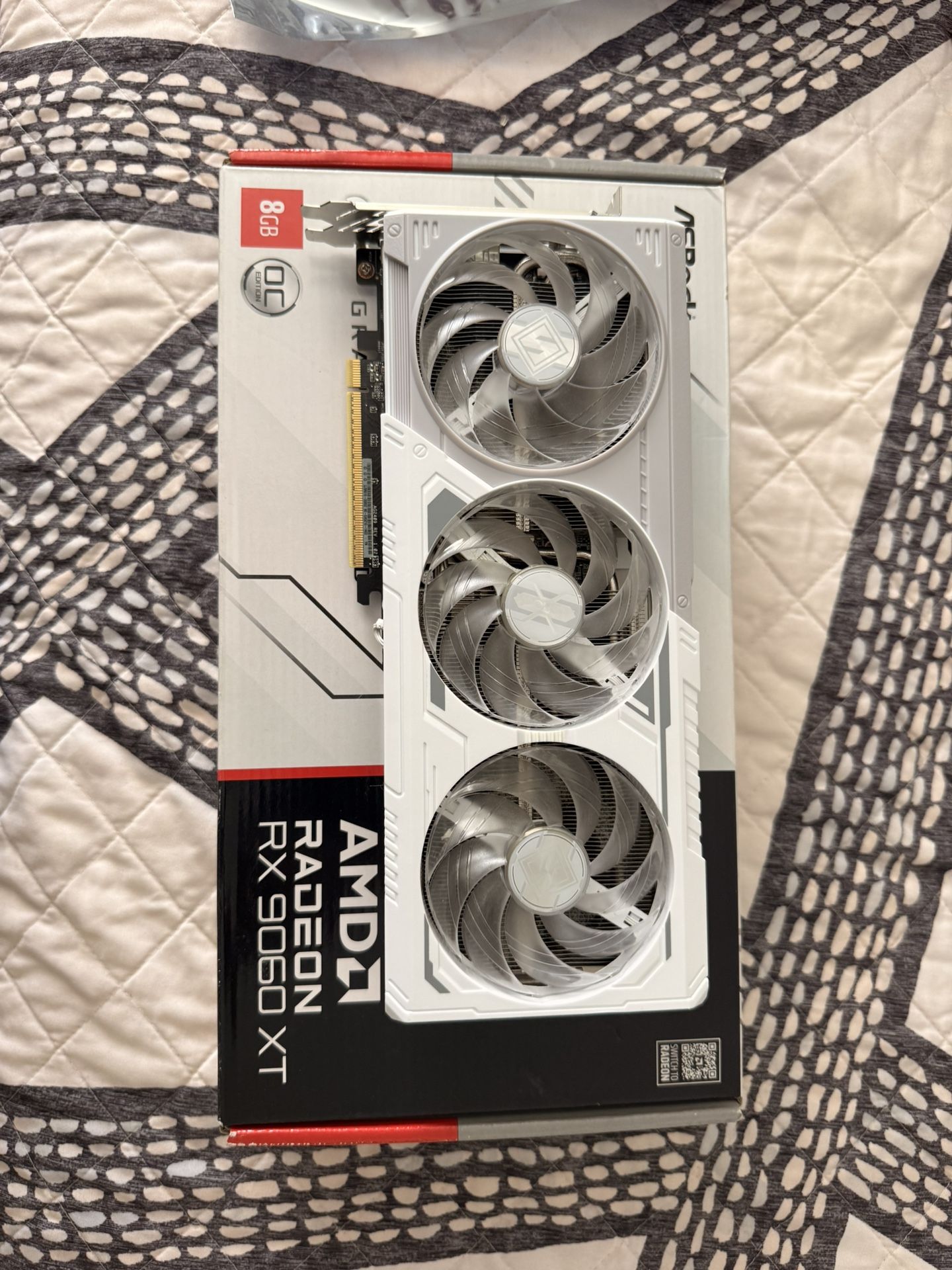 AMD Radeon RX 9060 XT White Steel Legend Neww