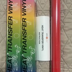 Red Iron On HTV Vinyl