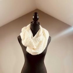 White Infinity Scarf