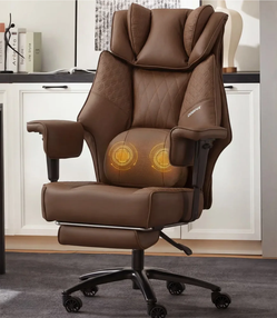 Dowinx Big & Tall Massage Executive Office Chair – Brown –