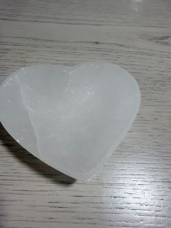 Selenite Crystal Heart Shape Bowl