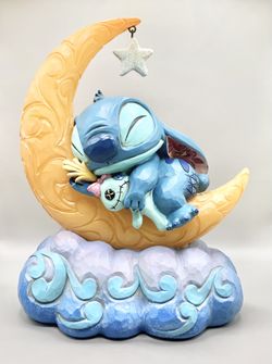 Jim Shore Disney Traditions “Sweet Dreams” Stitch Figurine Lights Up (contact info removed)