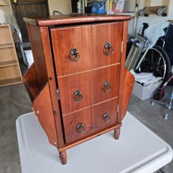 Magazine/Book Side Cabinet