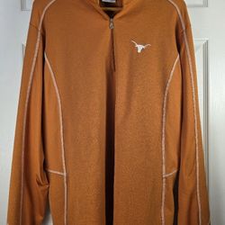 Nike Golf Fit-Therma UT Texas Longhorns 1/4 Zip Men's Size XL Orange Pullover LS