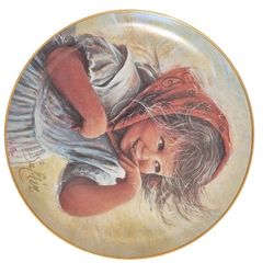 Hand-Signed Sue Etem “Wendy” Collector Plate – #771/10,000 (Front & Back Signatures, Dated 10-2-82)