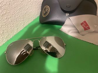 Ray ban aviator mirror sunglasses