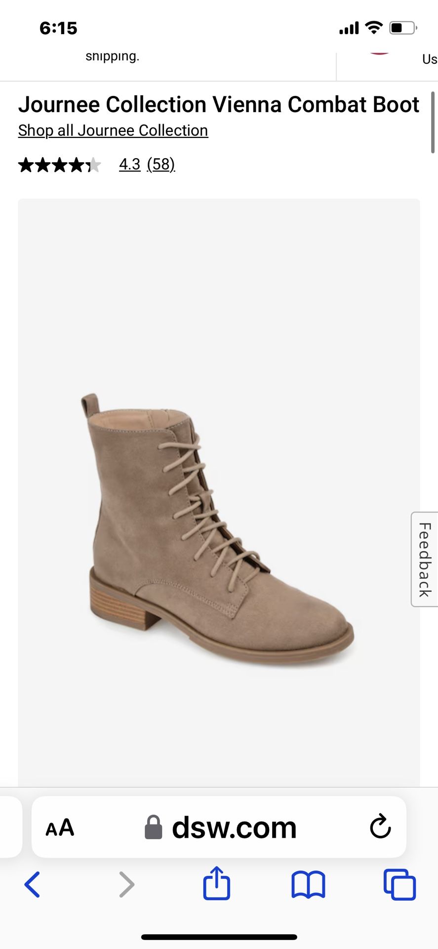 Vienna Lace up Boot- $19