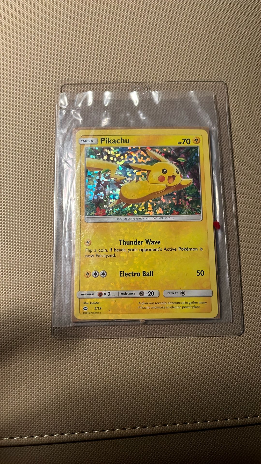 Sealed Pikachu McDonald’s Promo 2016