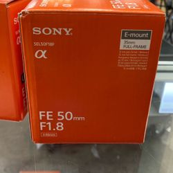 Sony FE 50mm F1.8 FF
