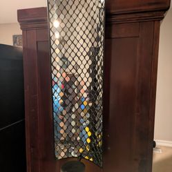 Large Mirrored Wall Sconces (pair)