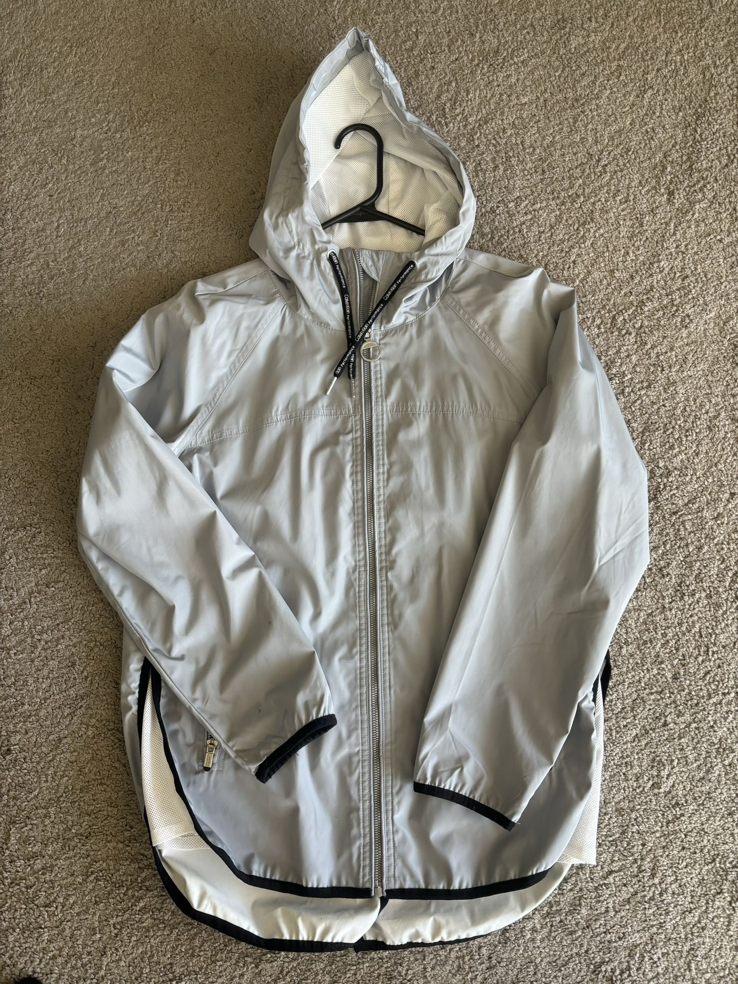 Gray Calvin Klein Windbreaker
