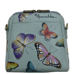 Anuschka Travel Zip Around Bag Hand Painted