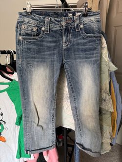 Miss Me Size 26 crop pants.