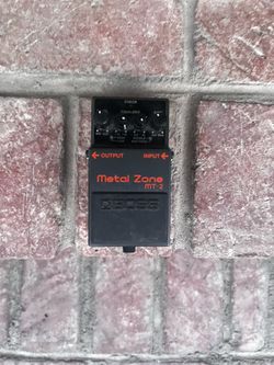 Metalzone mt-2 distortion pedal